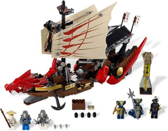 Lego, Set, Opened, Ninjago, Rise of the Snakes, Destiny's Bounty, 9446, BUILT