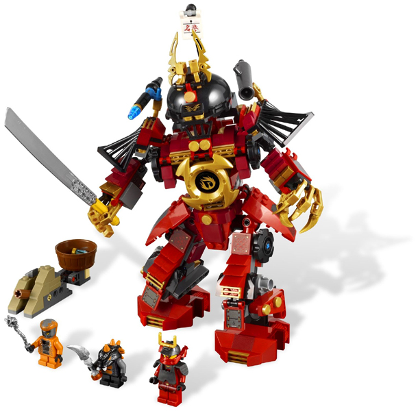 LEGO, Opened, Ninjago, Rise of the Snakes, Samurai Mech, 9448, BUILT