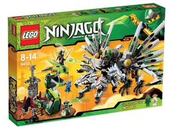 LEGO, Set, Sealed, Ninjago, Rise of the Snakes, Epic Dragon Battle, 9450, KCC