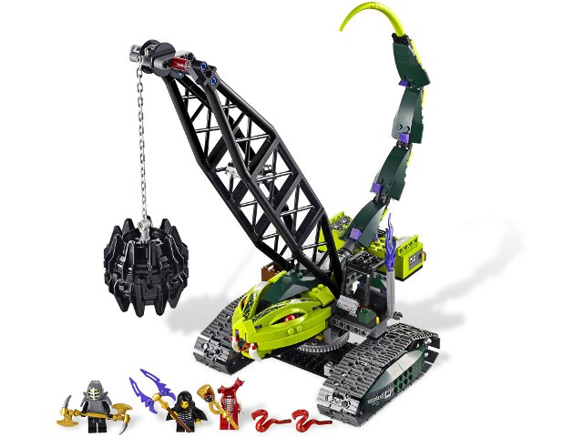 LEGO, Opened, Ninjago, Rise of the Snakes, Fangpyre Wrecking Ball, 9457, BUILT