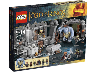 Lego, Set, Sealed, The Hobbit and The Lord of the Rings, The Mines of Moria, 9473, KCC