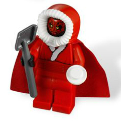 Lego, Minifigure, Star Wars, Advent Calendar 2012, Star Wars (Day 24) - Santa Darth Maul, 9509-25
