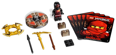 Lego, Set, Opened, Ninjago, Rise of the Snakes, Spinners, NRG Cole, 9572