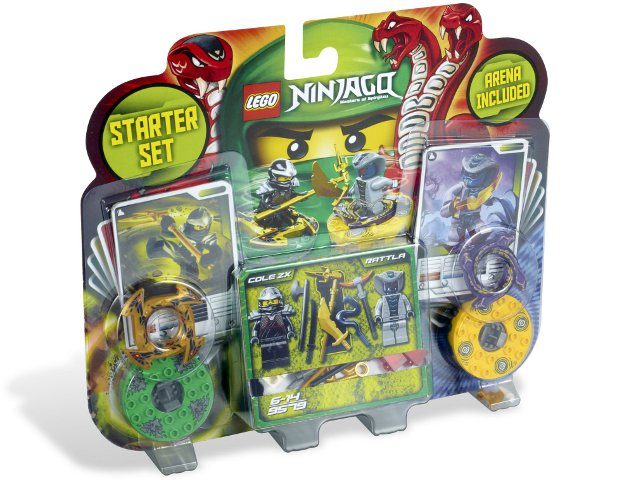 LEGO, Set, Opened, Ninjago, Rise of the Snakes, Starter Set, 9579