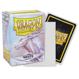 Deck Sleeves, Dragon Shield, 100CT, Box Matte White