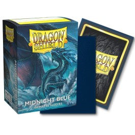 Deck Sleeves, Dragon Shield, 100CT, Box Matte MIDNIGHT BLUE