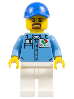 Lego, Minifigure, City, Town, Gas Station Worker, CTY1075