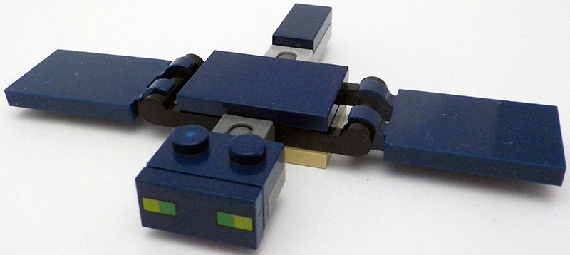 Lego, Minifigure, Minecraft, Minecraft Phantom (Tan Inverted 1 x 3 Tiles Base) - Brick Built, MINEPHANTOM03