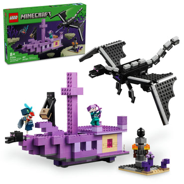 Lego, Set, Sealed, Minecraft, The Ender Dragon and End Ship, 21264
