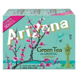 Drink, Arizona, Green Tea, 12Oz