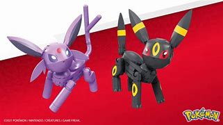 MEGA Construx Pokémon, Umbreon & Espeon With 122 Pieces