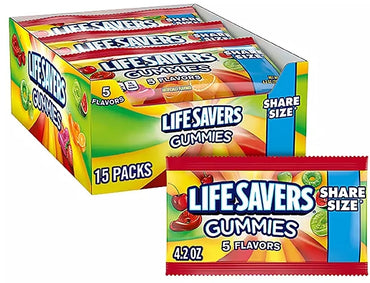 Life Savers Gummy Candy, Share Size, 4.2 oz.