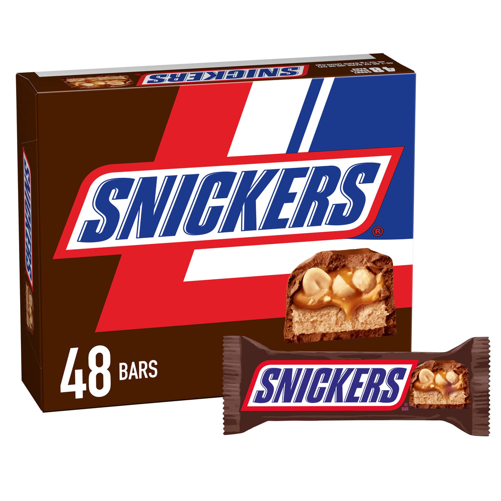 Snickers Milk Chocolate Candy Bars, Full Size