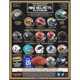 2023 Tristar HT Autographed Mini Helmets Platinum Edition