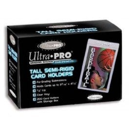 Ultra Pro Box of 200 ct Tall Semi-Rigid Card Holder