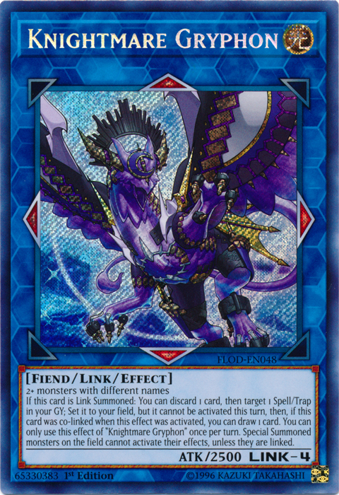 Knightmare Gryphon [FLOD-EN048] Secret Rare