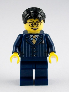 Lego, Minifigure, Space, Alien Conquest, Alien Conquest Businessman, AC004