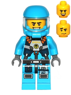 Lego, Minifigure, Space, Alien Conquest, Alien Defense Unit Soldier 4, AC009