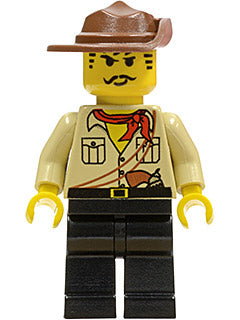 Lego, Minifigure, Adventurers, Desert, Johnny Thunder, adv010