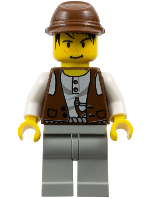 Lego, Minifigure, Adventurers, Dino Island, Mike, adv014