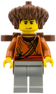 Lego, Minifigure, Adventurers, Orient Expedition, Sherpa Sanjye Dorje with Backpack, adv055