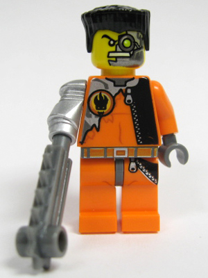 Lego, Minifigure, Agents, Saw Fist, AGT005
