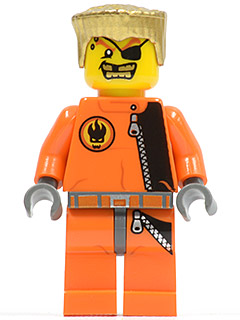 Lego, Minifigure, Agents, Gold Tooth, AGT007