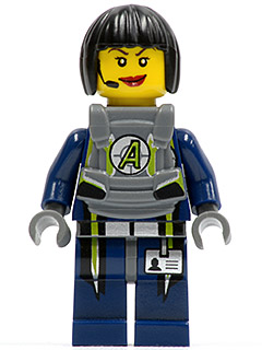 Lego, Minifigure, Agents, Agent Swift - Body Armor, AGT029