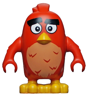 Lego, Minifigure, The Angry Bird Movie, Red, Worried, ang003