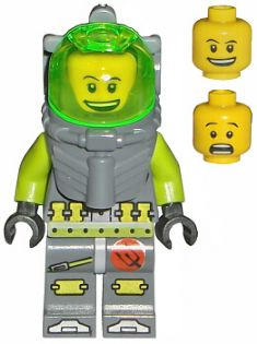 Lego, Minifigure, City of Atlantis, Atlantis Diver 2, ATL002a