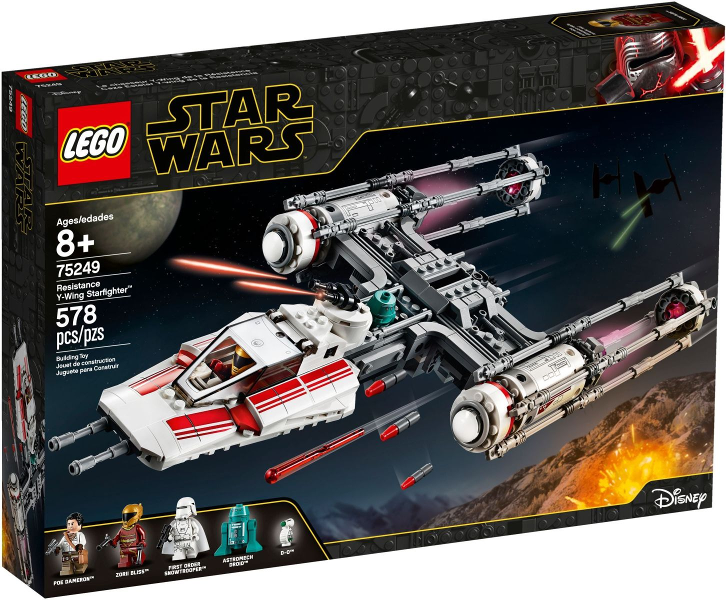 Lego, Set, Sealed, Star Wars, Resistance Y-Wing Starfigjhter, 75249