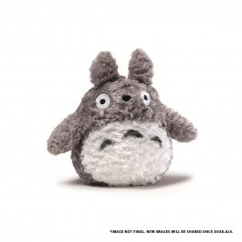 Fluffy Big Totoro -grey - 5.5" "My Neighbor Totoro", Studio Ghibli Plush