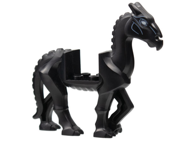 Lego, Minifigure, Animal, Horse, Horse, Skeletal with White Eyes Pattern (HP Thestral), bb1296pb01