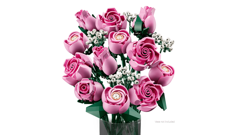 LEGO®, Botanicals, Bouquet of Pink Roses, 10374