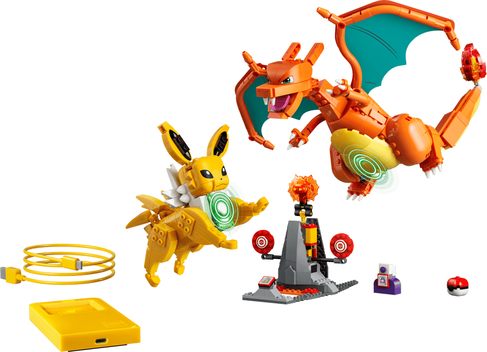 Lego, Set, Sealed, Pokemon Smart Play, Charizard vs. Jolteon Ultimate Battle, 72167