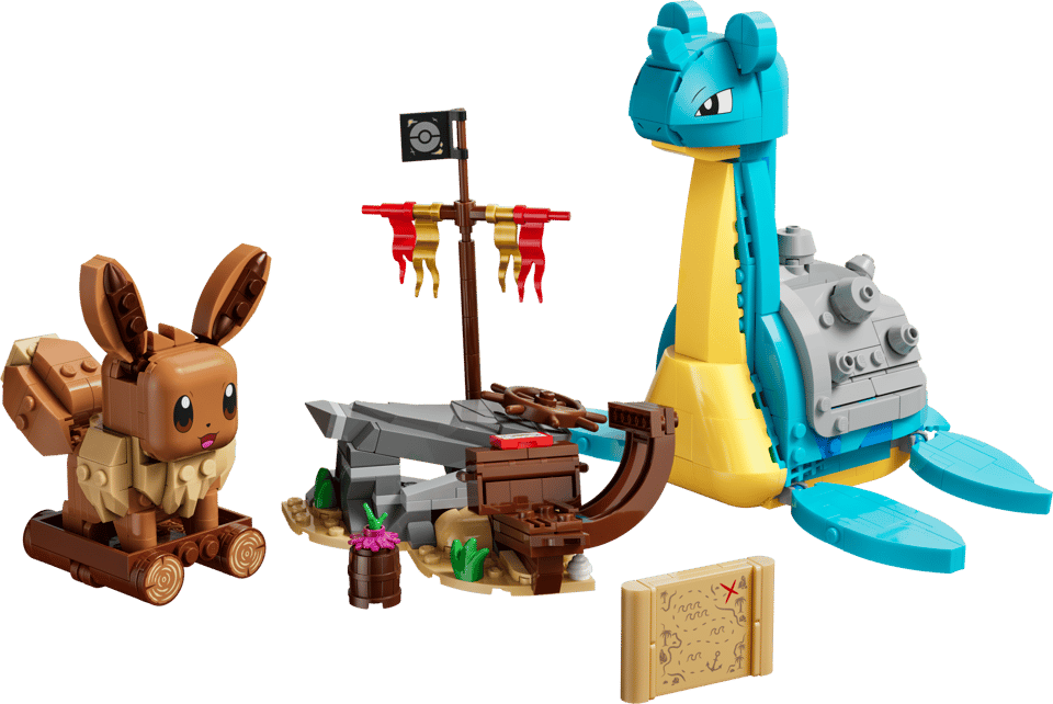 Lego, Set, Sealed, Pokemon Smart Play, Eevee and Lapras's Treasure Hunt, 72162