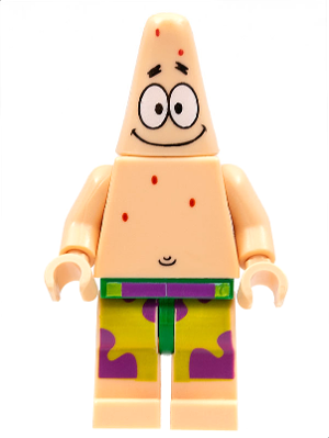 Lego, Minifigure, SpongeBob SquarePants, Patrick, BOB002