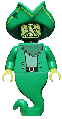 Lego, Minifigure, SpongeBob SquarePants, Flying Dutchman, BOB034