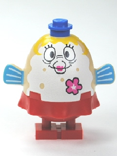 Lego, Minifigure, SpongeBob SquarePants, Mrs Puff, BOB038