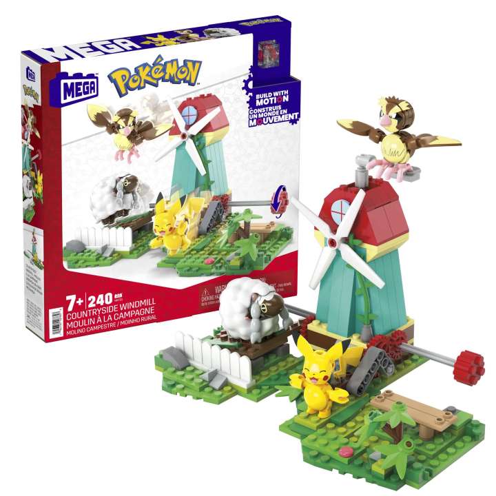 Mega Block, Set, Sealed, Pokemon, Countryside Windmill, HKT21