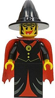 Lego, Minifigure, Castle, Fright Knights, Witch with Cape, CAS032