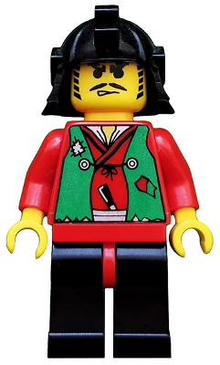 Lego, Minifigure, Castle, Ninja, Ninja - Robber, Green, cas053