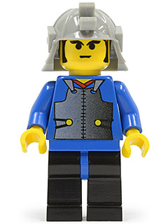 Lego, Minifigure, Castle, Ninja, Ninja - Samurai, Blue Young, cas055