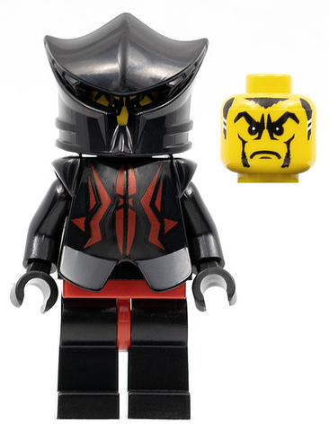 Lego Minifigure, Castle, Knights Kingdom II, Shadow Knight Vladek, cas256