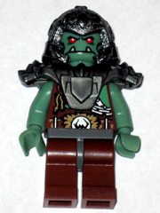 Lego, Minifigure, Castle, Fantasy Era, Troll Warrior 6, CAS398