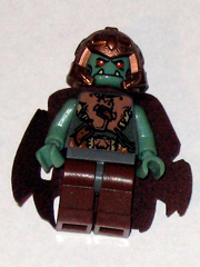 Lego, Minifigure, Castle, Fantasy Era, Troll Warrior 11 with cape, CAS428