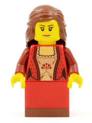 Lego Minifigure, Castle, Kingdoms, Castle, Archer Girl, CAS544