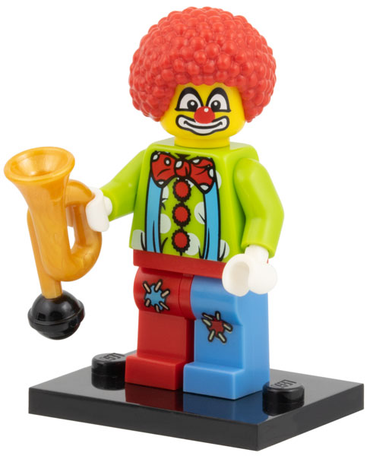 Lego, Minifigure, Series 1, Circus Clown, COL01-4