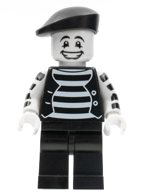 Lego, Minifigure, Collectible Blind, Series 2, Mime (Minifigure only), col025