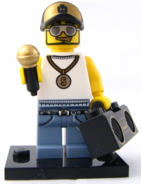 Lego, Minifigure, Collectible Series 3, Rapper, COL03-15